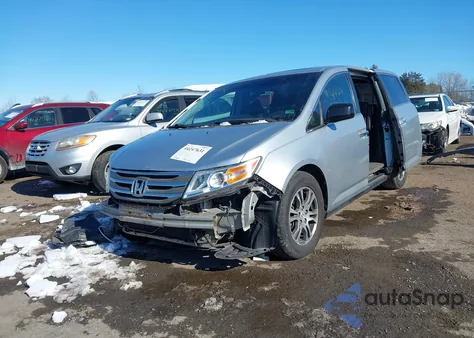 2012 Honda Odyssey Ex-L z USA, uszkodzony, nr VIN 5FNRL5H66CB042361